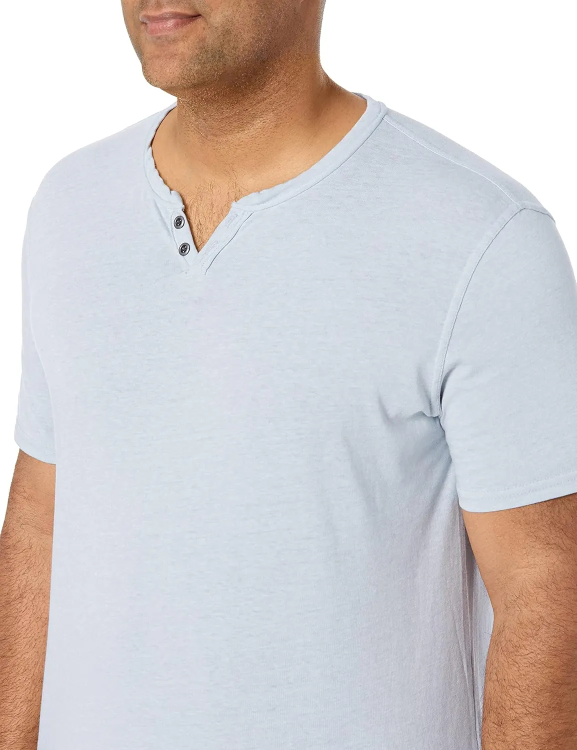 Lucky Brand Men's Venice Burnout Notch Neck Tee