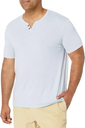 Lucky Brand Men's Venice Burnout Notch Neck Tee
