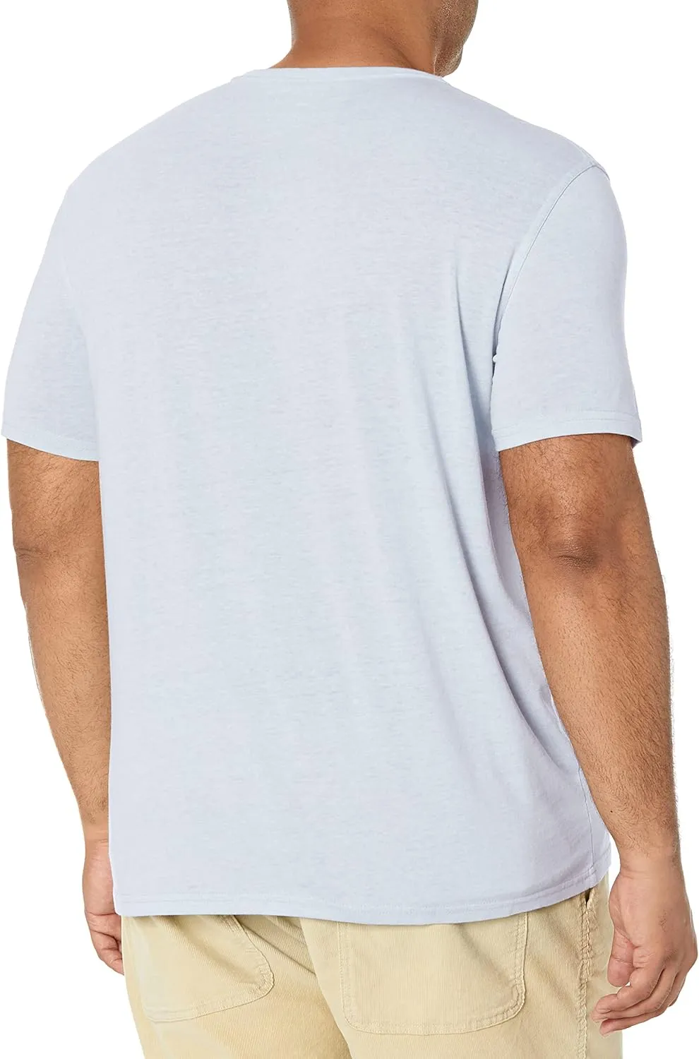 Lucky Brand Men's Venice Burnout Notch Neck Tee