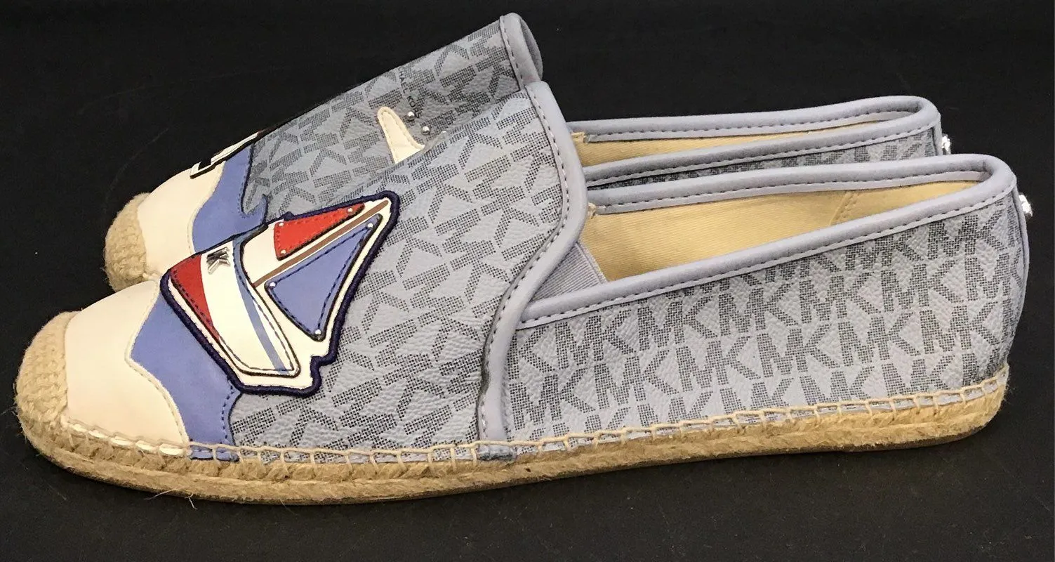 Michael Kors Women's Blue Espadrille Flats - Size 9M