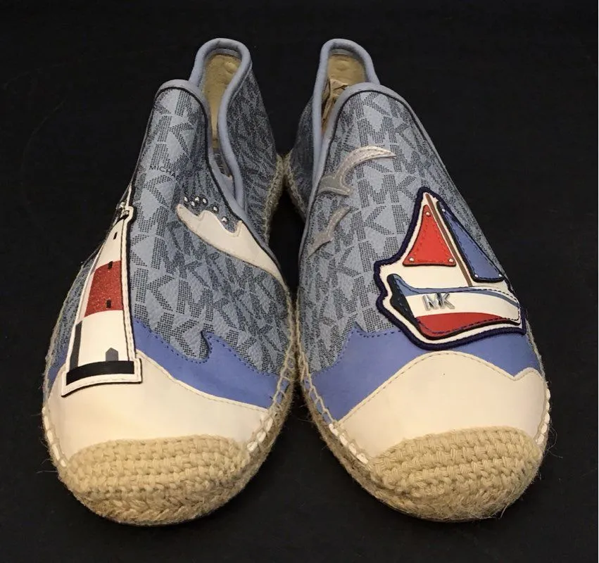 Michael Kors Women's Blue Espadrille Flats - Size 9M