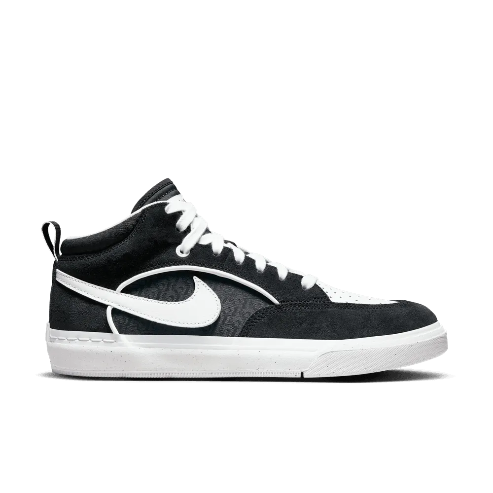 Nike SB React Leo Baker Black White Black Gum Light Brown