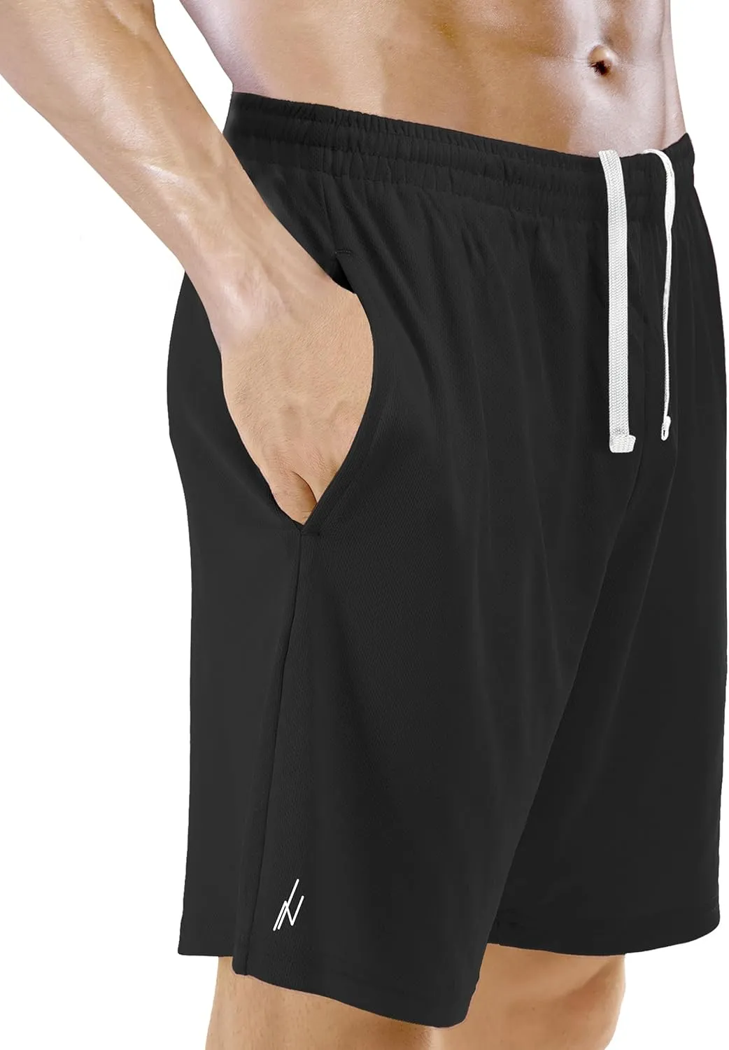 NY Threads 5 Pack Men's Athletic Shorts Quick Dry Loose-Fit Lightweight Running Workout Gym Shorts with Pockets