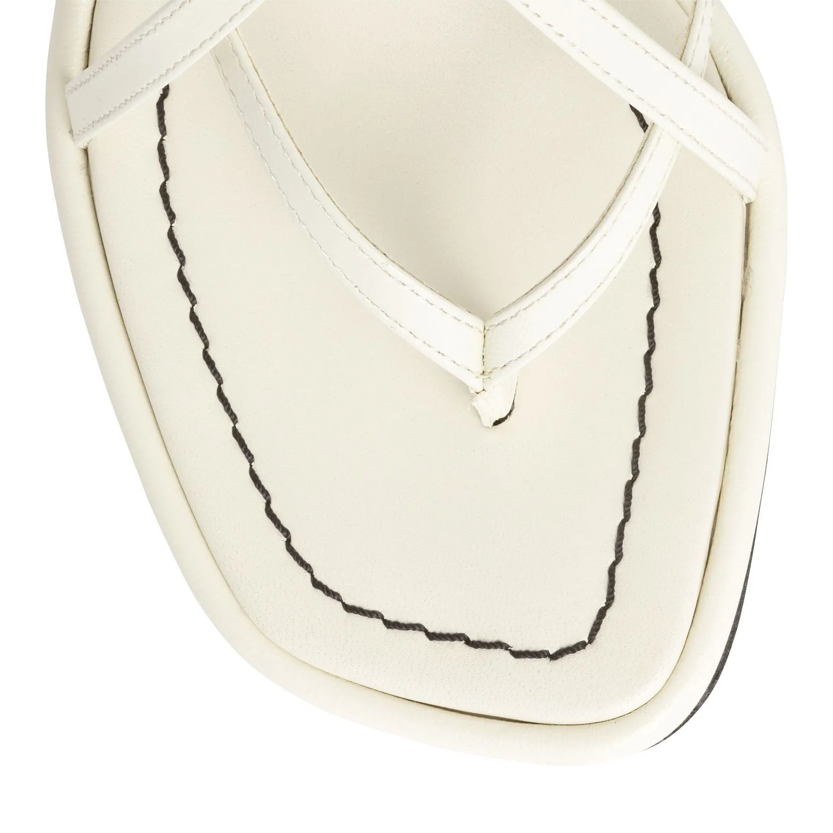 Off white strappy sandal