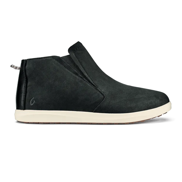 OluKai Women's Hawai'iloa Manu Hope Boots- Lava Rock/Off White