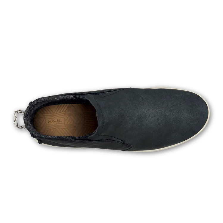 OluKai Women's Hawai'iloa Manu Hope Boots- Lava Rock/Off White