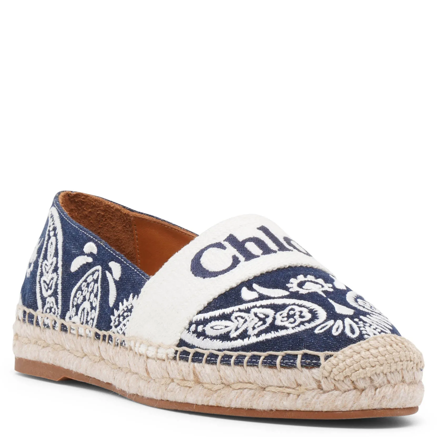 Piia denim espadrille flats