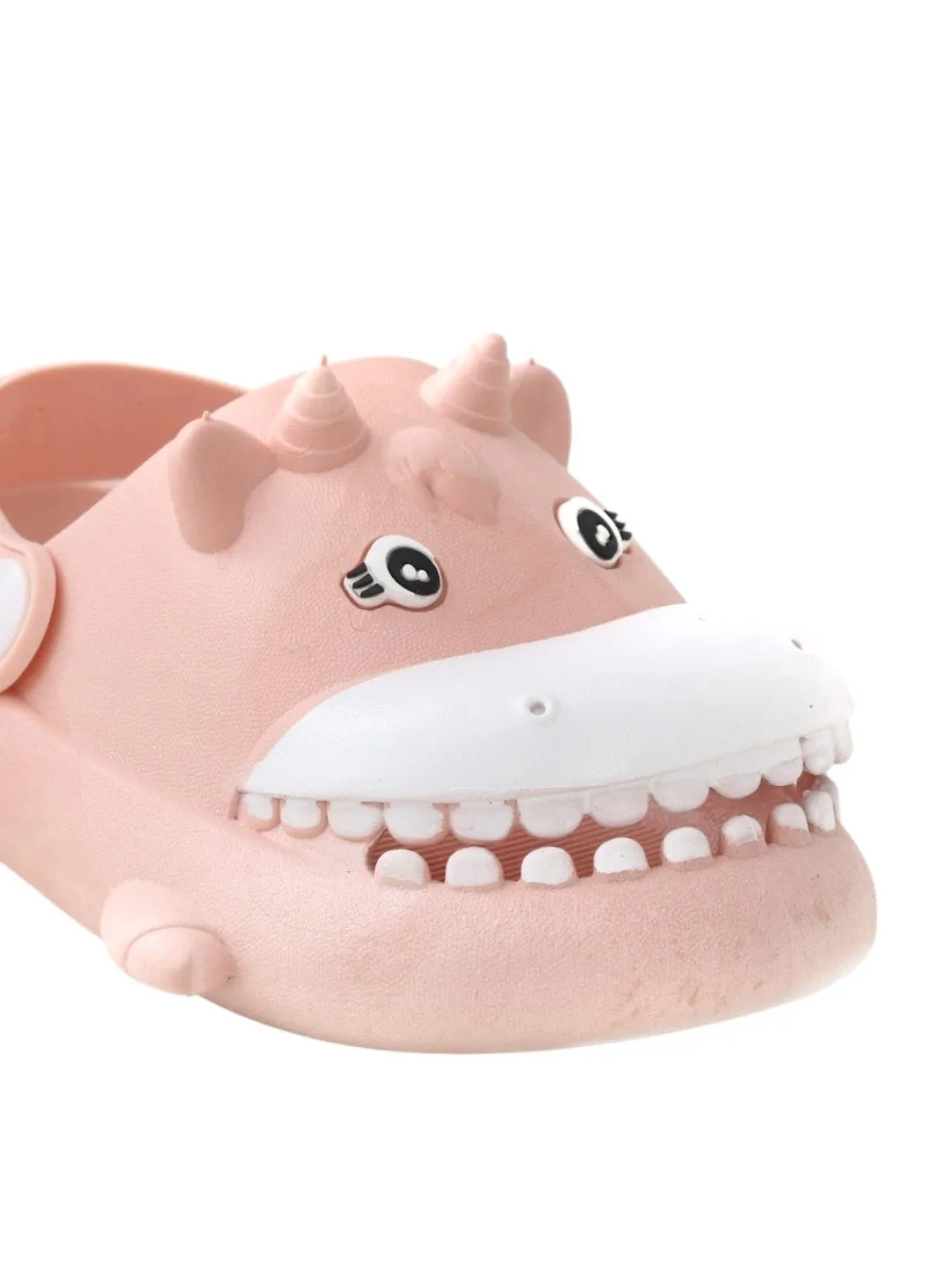 Playful Peach Hippo Clogs for Girls- Happy Steps Ahead!