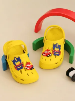 Racing Car and Robot Design Clogs for Boys
