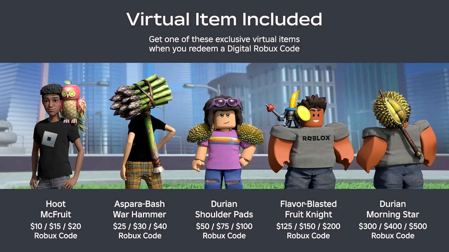 Roblox Digital Gift Card - 3,000 Robux [Includes Exclusive Virtual Item] [Digital Code]