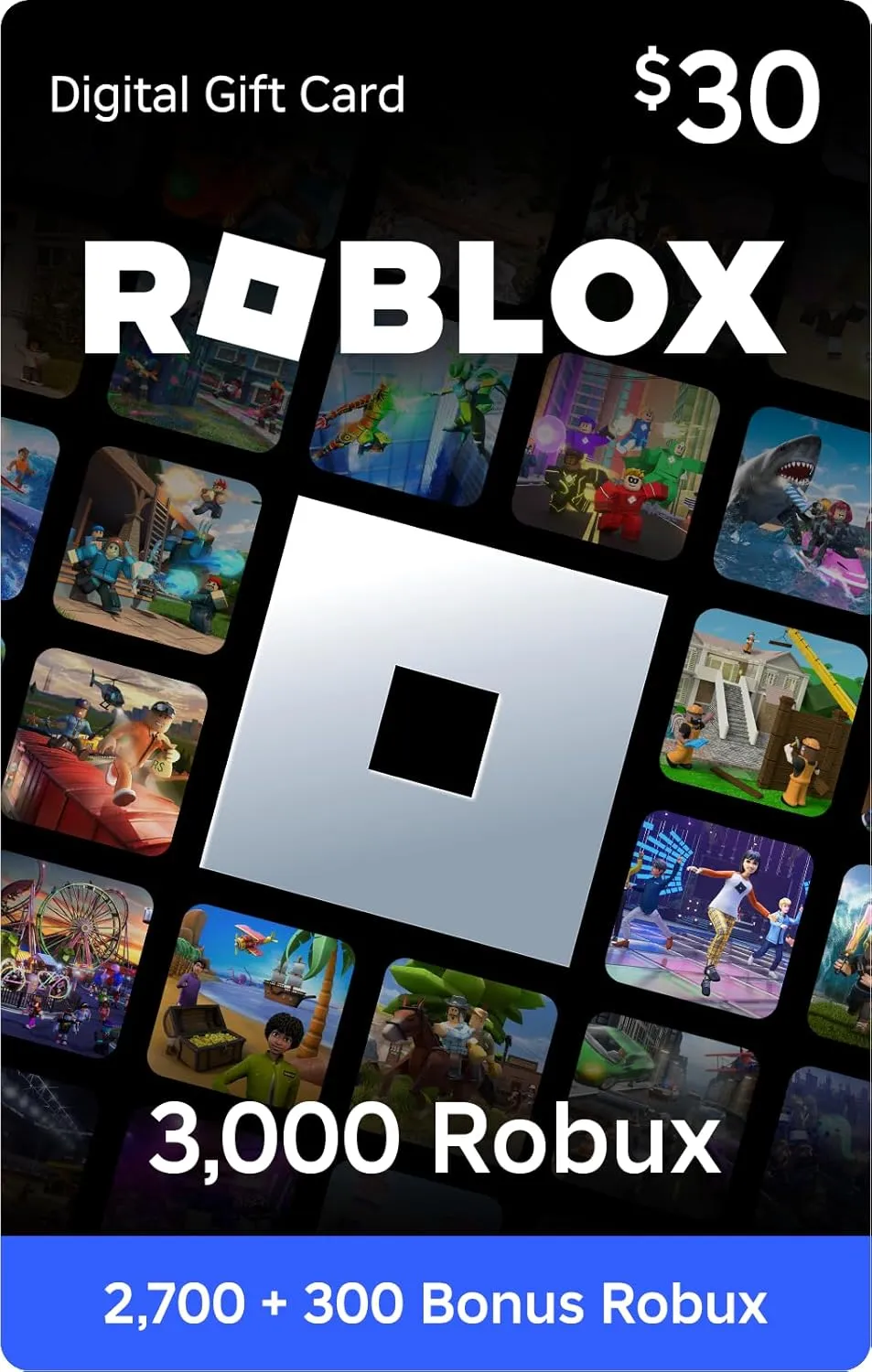 Roblox Digital Gift Card - 3,000 Robux [Includes Exclusive Virtual Item] [Digital Code]