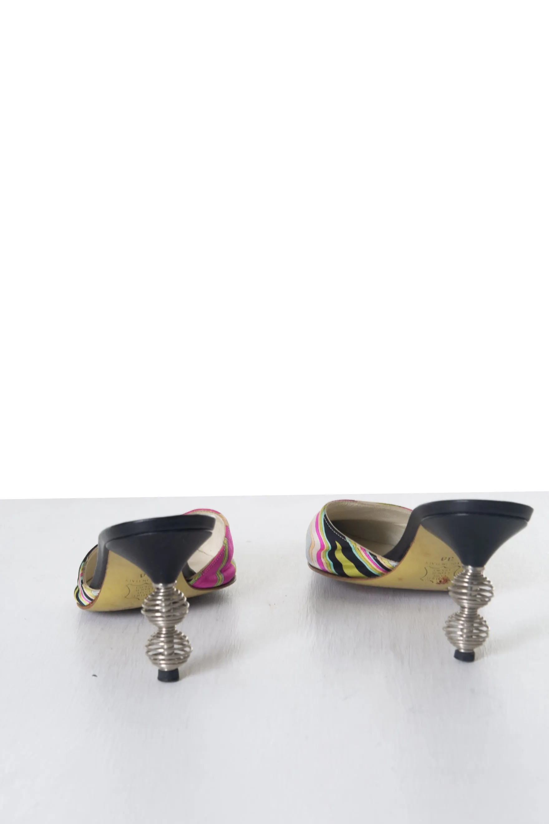 Satin Pointed Toe Heels