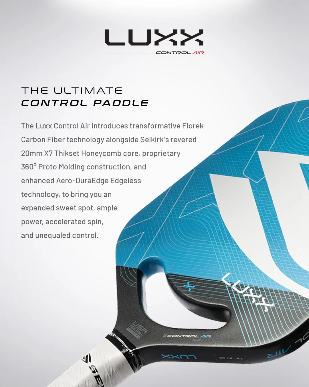 Selkirk Luxx Control Air-Invikta Pickleball Paddle