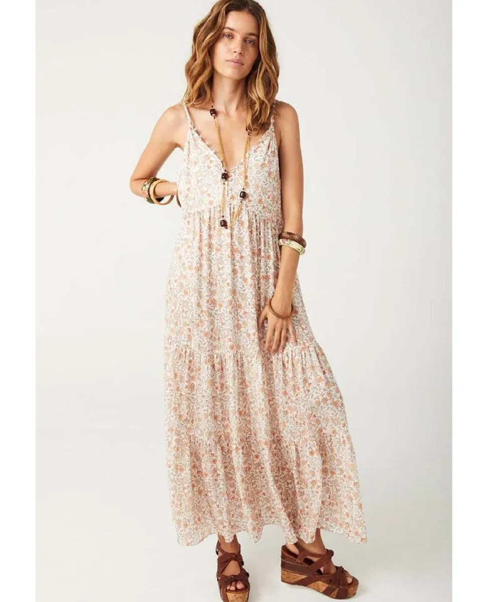 Sunshine Bandit Strappy Gown Desert Sage